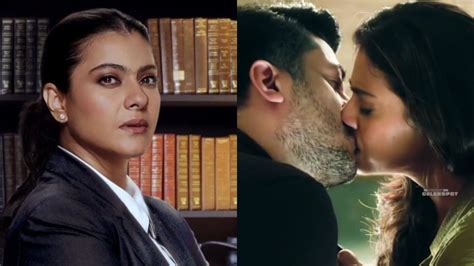 kajol hot scene|Video: Kajol's Steamy Kissing Scenes From The Trial Go Viral.